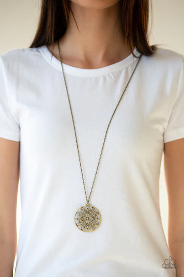 Mandala Melody - Necklace Brass